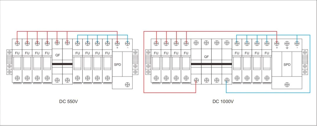 Geya Top 10 4 Input 1 Output PV Manufacturers Factory with DC Fuse Suppliers Combiner Box for Solar Panel