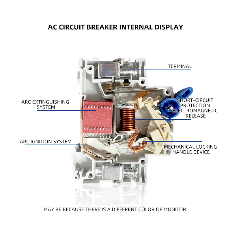 10ka High Quality AC230V 400V 2p 4p 80A 100A 125A AC MCB Mini Circuit Breaker