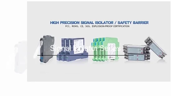 Conversor 0-10V 4-20mA DC Isolador de sinal de barreira intrinsecamente seguro